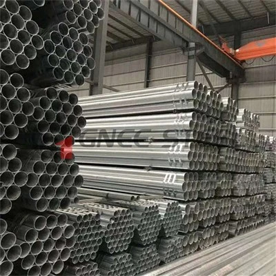 Tubo de acero galvanizado para andamios