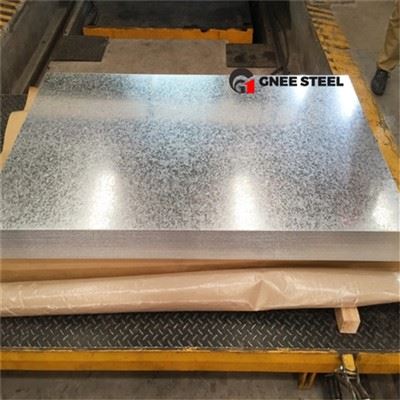 Placas de chapa de acero galvanizado Z275 de 5 mm
